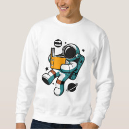 Astronaut lesen: Lernen ohne Gravitation Sweatshirt