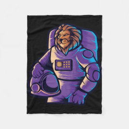 Astronaut Lion King Fleecedecke