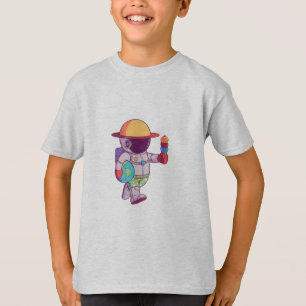 Astronaut , Lustige Planeten  T-Shirt