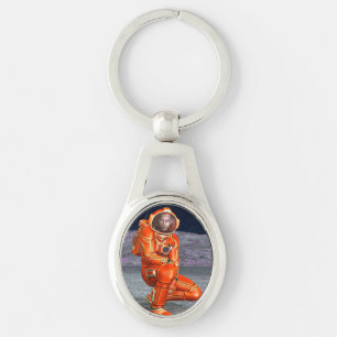 Astronaut Mars Explorer Alien Planet Weltraum Kuns Schlüsselanhänger