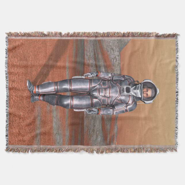 Astronaut Mars - Space Explorer auf Alien Planet Decke (Vorderseite)