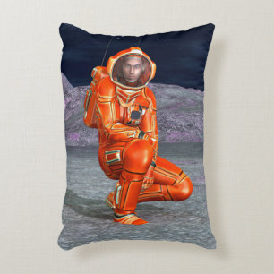 Astronaut Mars Space Explorer auf Alien Planet Dekokissen