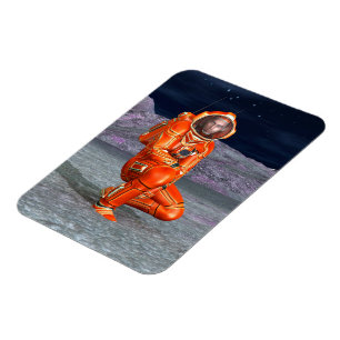 Astronaut Mars Space Explorer auf Alien Planet Magnet