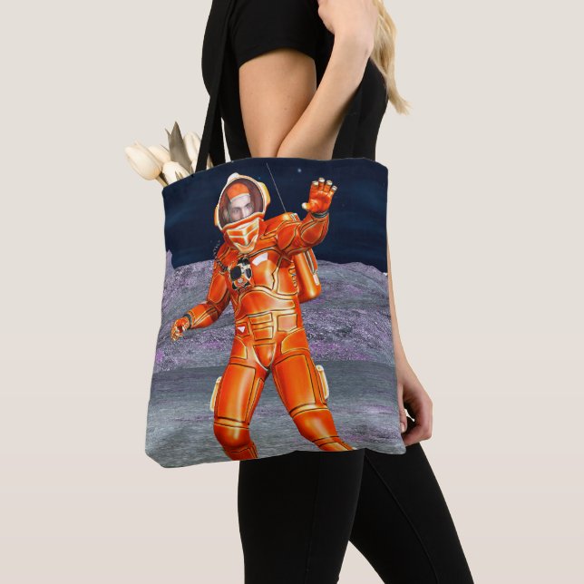 Astronaut Mars Space Explorer auf Alien Planet Tasche (Von Nahem)