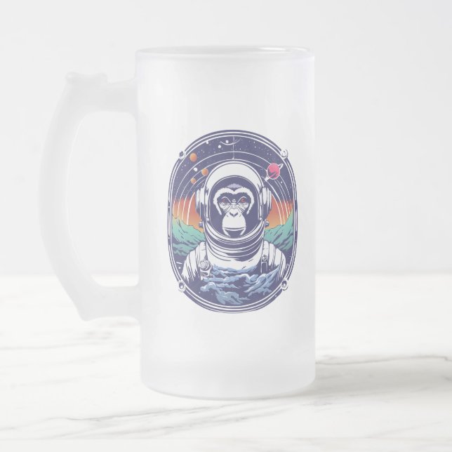 Astronaut Mattglas Bierglas (Links)