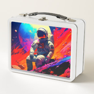 Astronaut Metall Brotdose