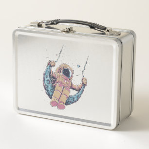 Astronaut Metall Brotdose