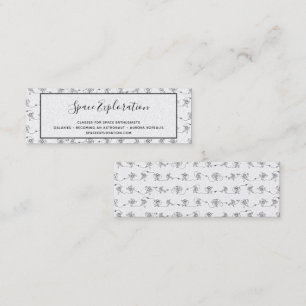 Astronaut Mini-Visitenkarte Mini Visitenkarte