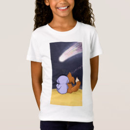 Astronaut mit Hund Blick auf den Kometen T-Shirt