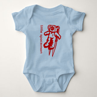 Astronaut mit Monogramm Baby Strampler