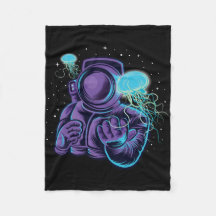Astronaut mit Qualle