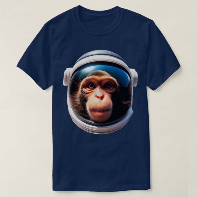 Astronaut Monkey T-Shirt (Design vorne)
