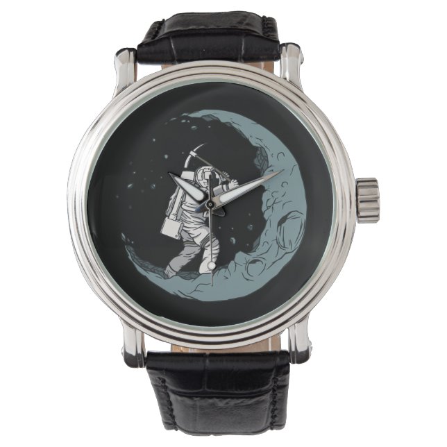 Astronaut Moon Digger Armbanduhr (Vorderseite)