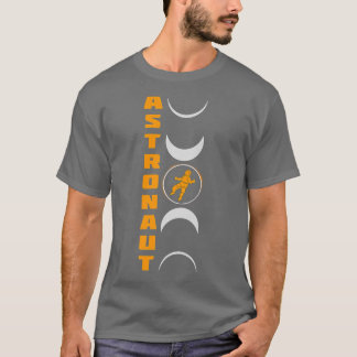 Astronaut Moon Phases T-shirt Premium