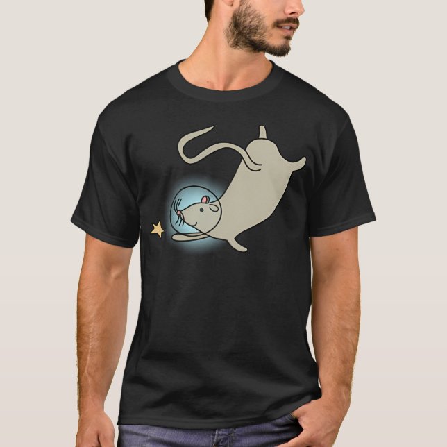 Astronaut Mouse T-Shirt (Vorderseite)