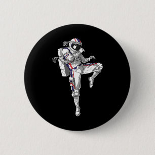 Astronaut Muay Thai Boxen Karate Kickboxen Marti Button