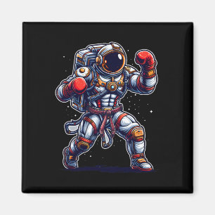 Astronaut Muay Thai Boxen Karate Kickboxen Marti Magnet