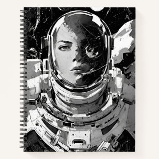 Astronaut Muse Noir Notizbuch