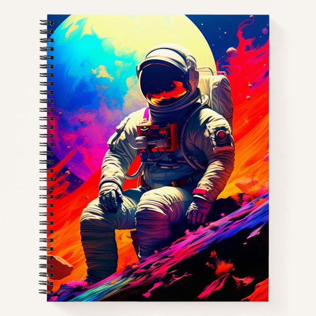 Astronaut Notizbuch (Vorderseite)