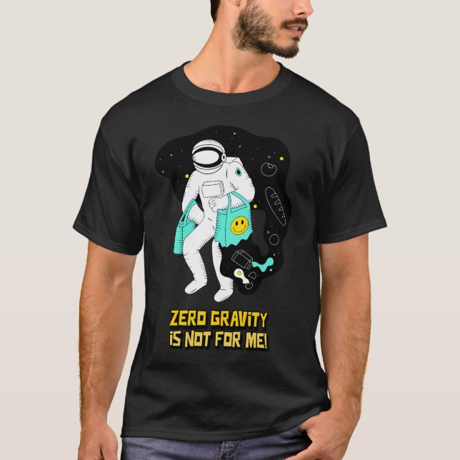 Astronaut Null Gravity T-Shirt (Vorderseite)