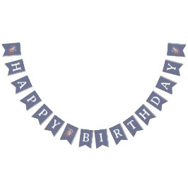 Astronaut Outer Space Boy Birthday Wimpelkette