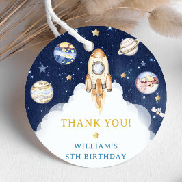 Astronaut Outer Space Geburtstag Vielen Dank für I Geschenkanhänger