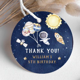 Astronaut Outer Space Geburtstag Vielen Dank Geschenkanhänger