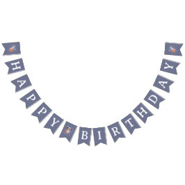 Astronaut Outer Space Girl Birthday Wimpelkette