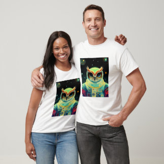 Astronaut Owl Spaceman Galaxy T - Shirt