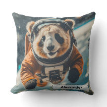 Astronaut Panda im Weltraum Surrealer Tierkinderzi