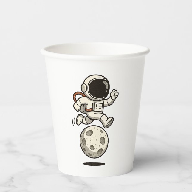 Astronaut Pappbecher (Vorderseite)