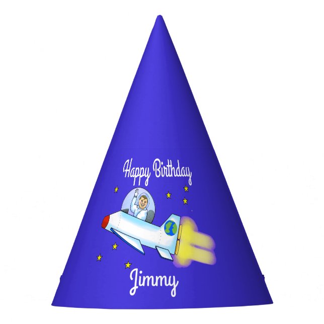 Astronaut Party Hat Partyhütchen (Vorderseite)