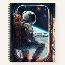 Astronaut Personalisiert Notizbuch