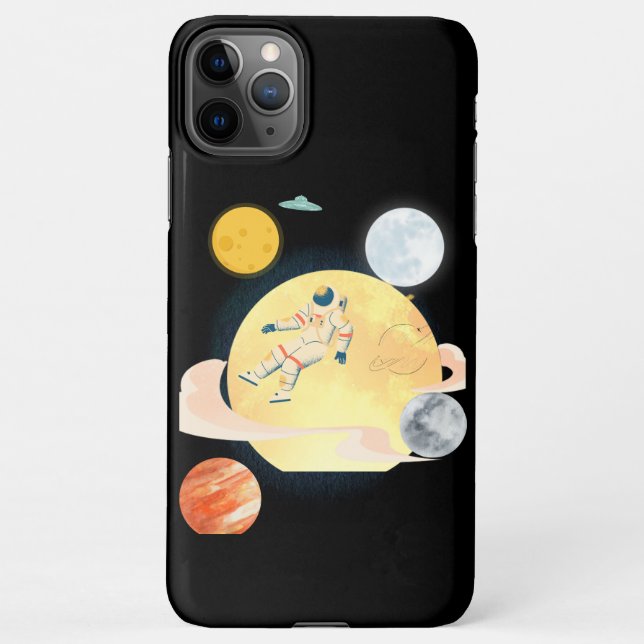 Astronaut phone iPhone hülle (Rückseite)