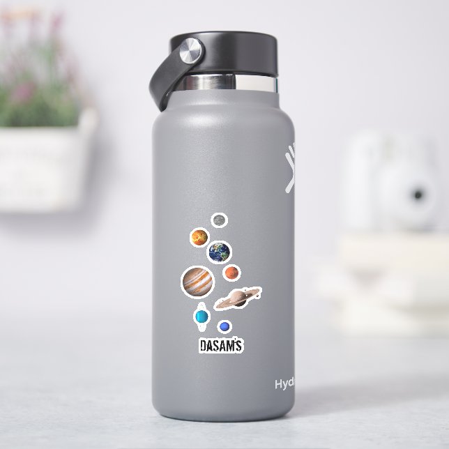 ASTRONAUT_PLANET AUFKLEBER (HydroFlask)