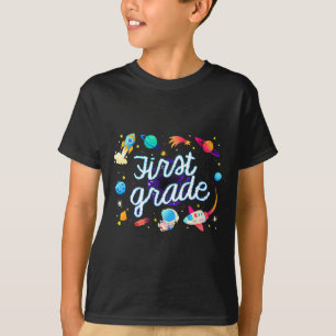 Astronaut Planeten Weltraum Rückkehr zur Schule Er T-Shirt