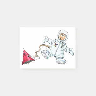 Astronaut Post-it Klebezettel