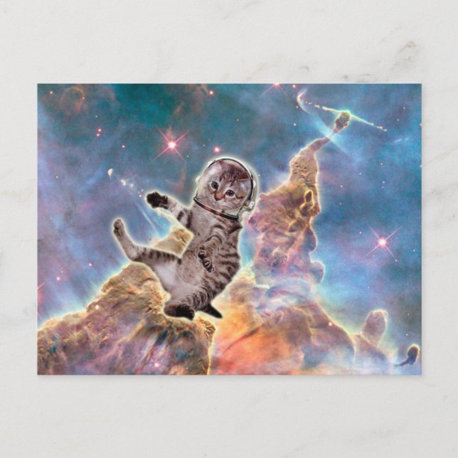 Astronaut Postkarte (Vorderseite)