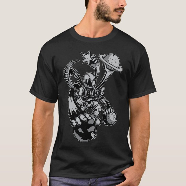 Astronaut Proactive Vest T-Shirt (Vorderseite)