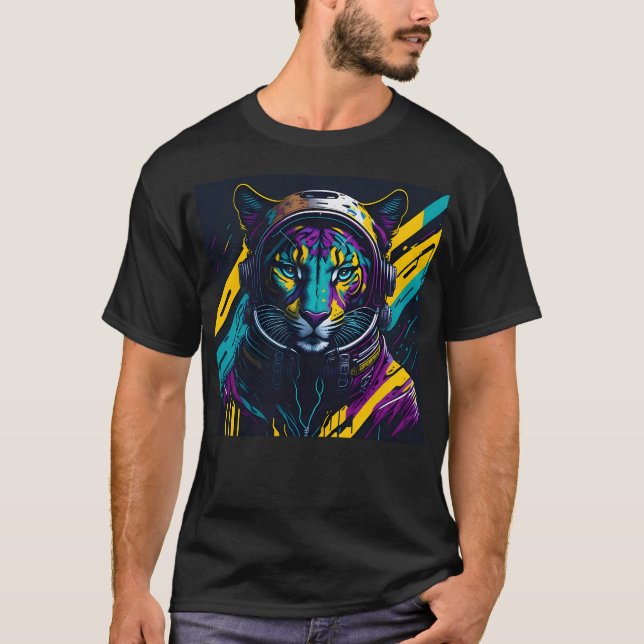 Astronaut Puma T-Shirt (Vorderseite)