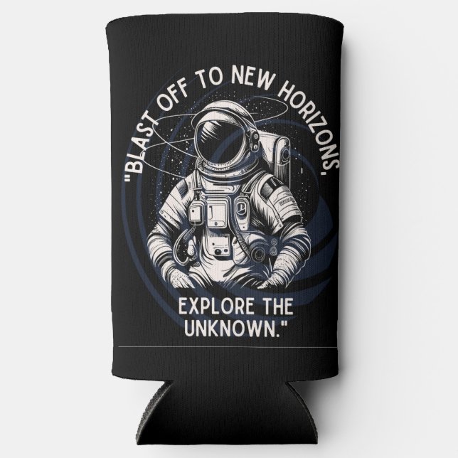 ASTRONAUT QUOTE , SCHLIESSEND BIS NEUES HORIZONT SELTERS DOSENKÜHLER (Vorderseite)