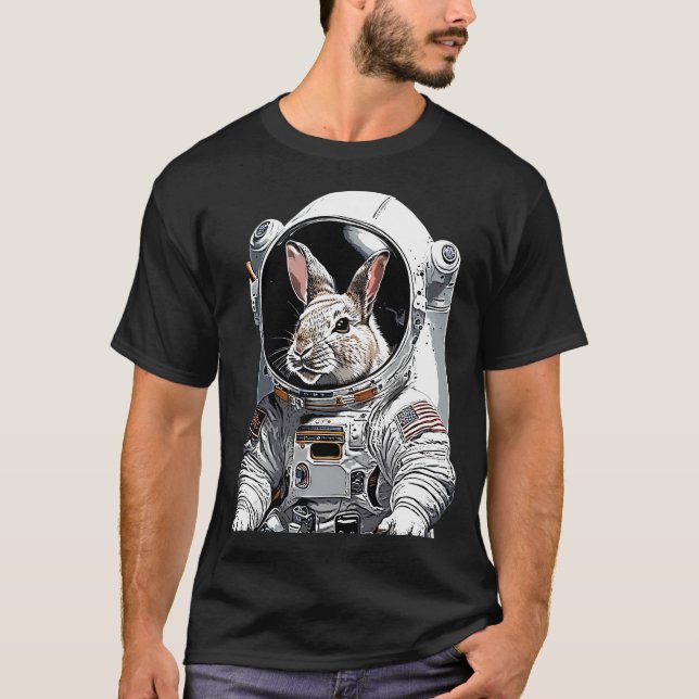 Astronaut Rabbit T-Shirt (Vorderseite)