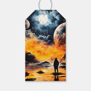 Astronaut Reisen Kosmischer Horizont Reise Geschenkanhänger