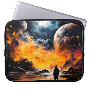 Astronaut Reisen Kosmischer Horizont Reise Laptopschutzhülle