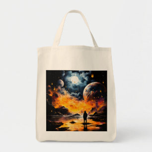 Astronaut Reisen Kosmischer Horizont Reise Tragetasche
