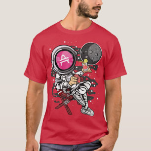 Astronaut Retirement AMP Coin To The Moon Crypto T T-Shirt