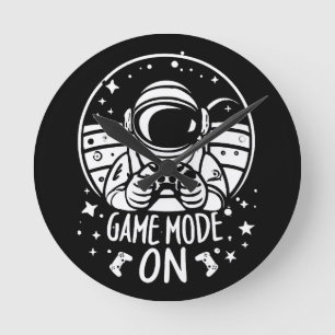 Astronaut Runde Wanduhr