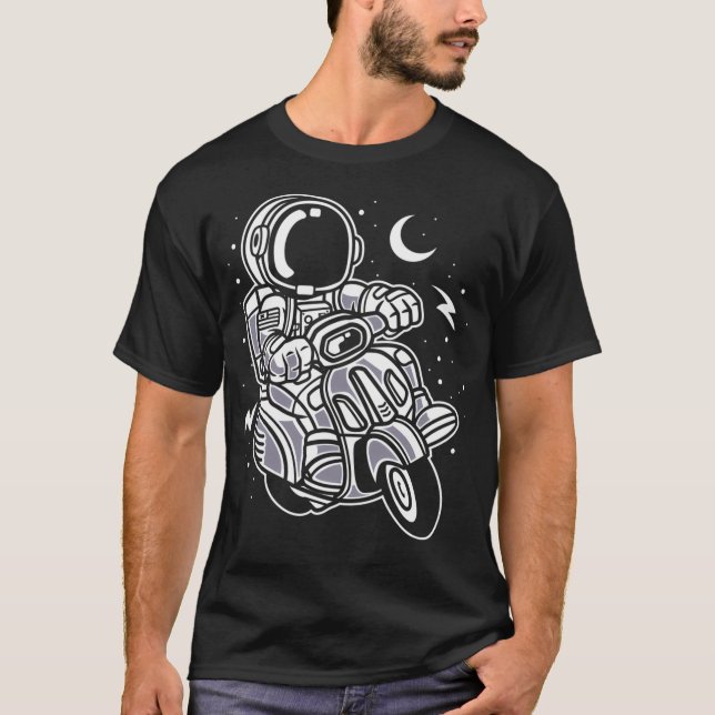Astronaut Scooter T-Shirt (Vorderseite)