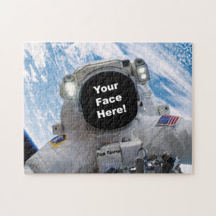 Astronaut Selfie - Fügen Sie Ihr Gesicht und Ihren