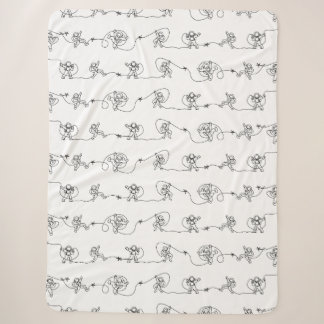 Astronaut Sherpa Blanket Sherpadecke